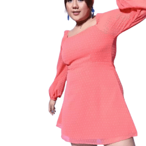 Plus-Size Pink Dress