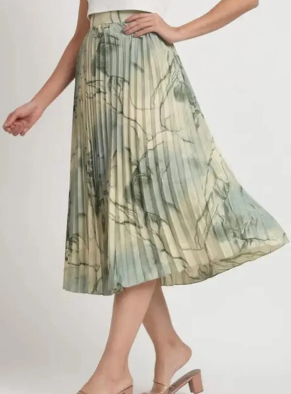 Exquisite Marble Elegance Women's Skirt - Image 2