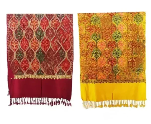 Red and Yellow Shawls