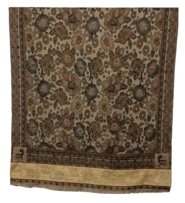 Beige Reversible Women's Shawl one side