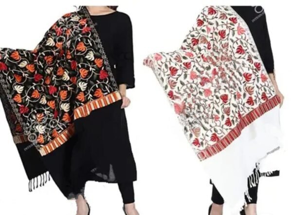Black And White Shawls