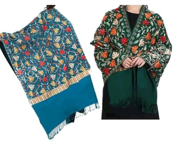 Blue And Dark Green Shawls