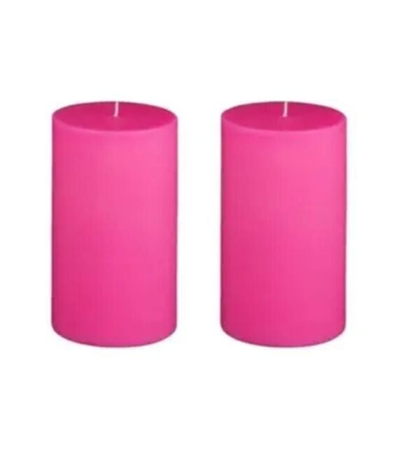 Pink Bliss: Scented Candles Pack of 2