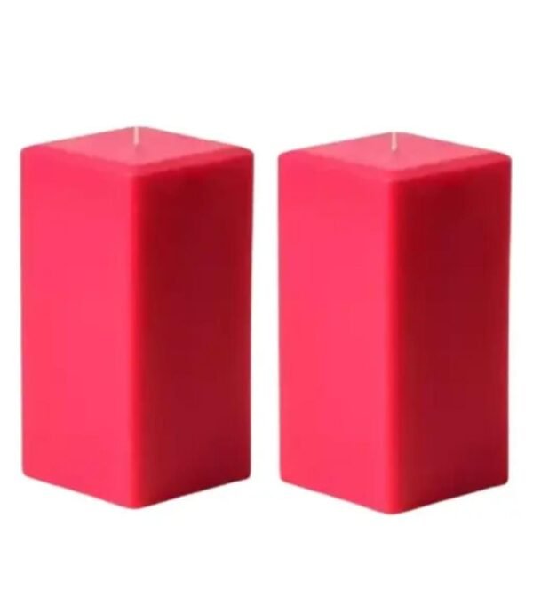 Square Shape Scented Candles Pack of 2