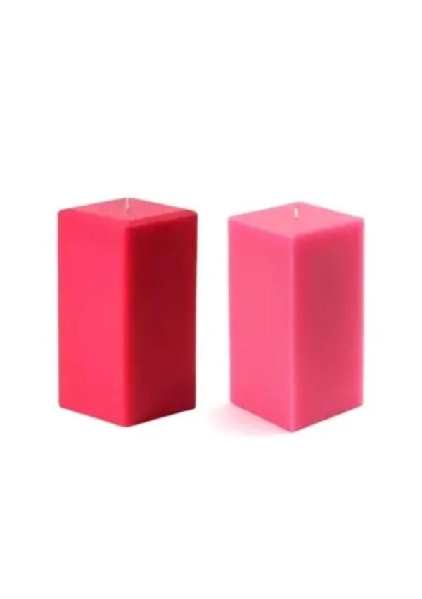 Square Shape Scented Candles Pack of 2 - Image 3