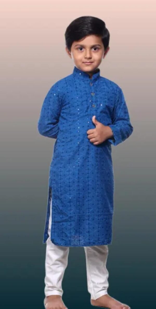 Blue Kurta and Payjama