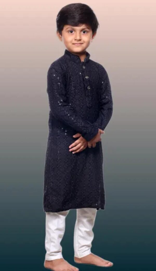 Black Kurta and Payjama