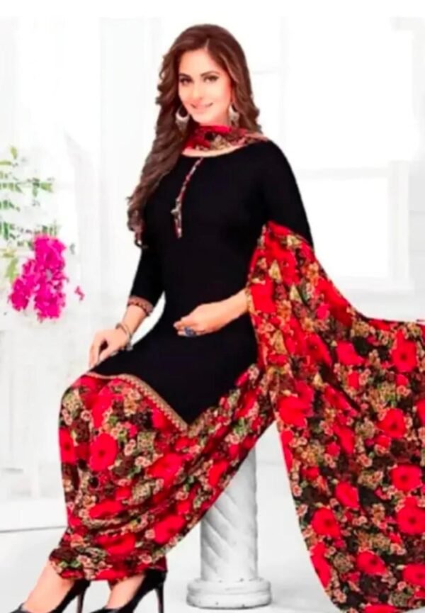 Printed Crepe Dress Materials - Image 2