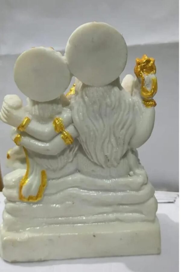 Shiv Parivar Murti - Lord Shiva, Parvati & Ganesha Idol for Shivratri Puja - Image 4